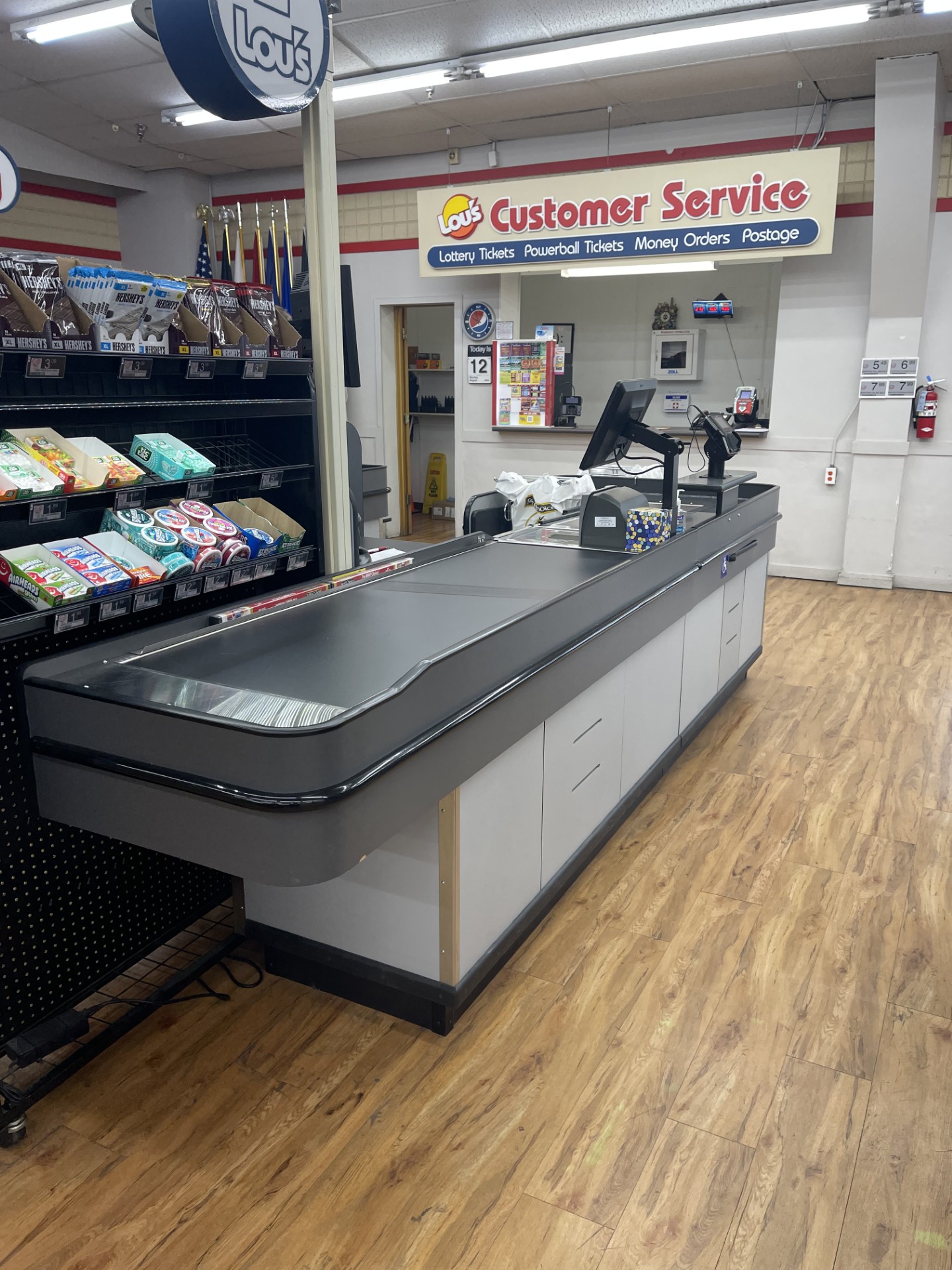 local grocery store checkout